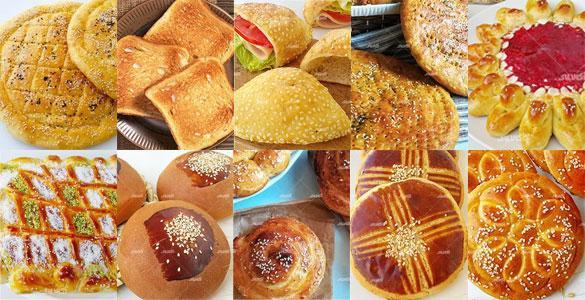 معرفی 12 نوع نان خانگی خوشمزه به روش نانوایی با طرز تهیه