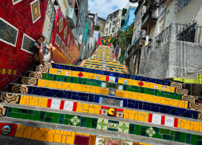 پله های رنگی سلارون ، زیباترین پله های دنیا در برزیل
